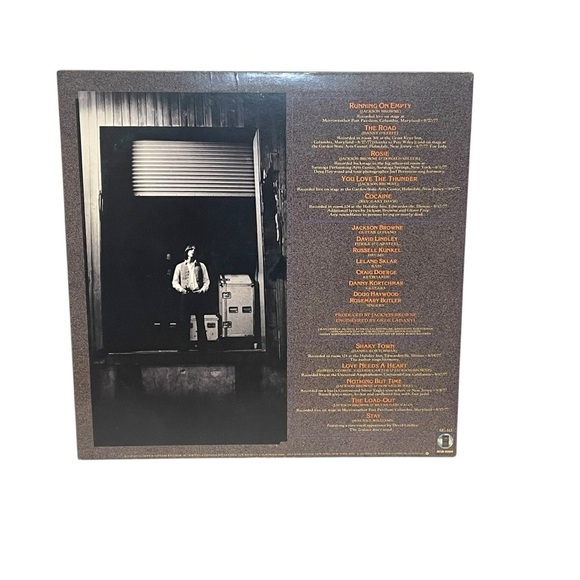 Jackson Browne Running On Empty Vinyl - Picture 3 of 7